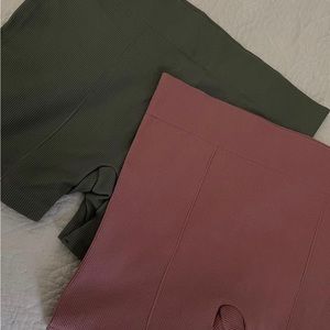 Súper comfy ribbed biker shorts